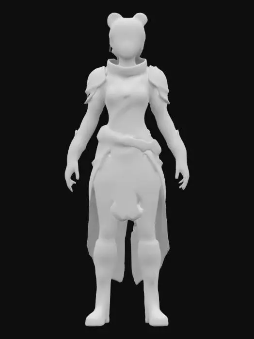 3D model for Druidgirl
