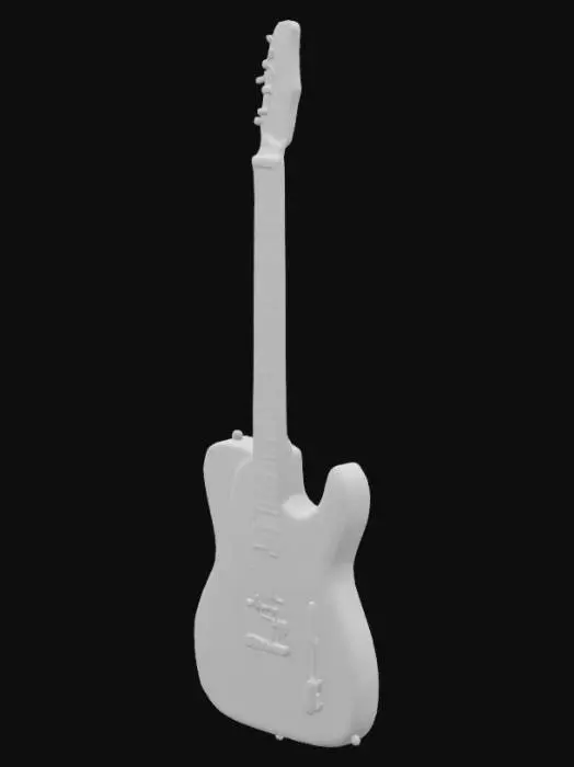 3D model for Scarlet Telecaster