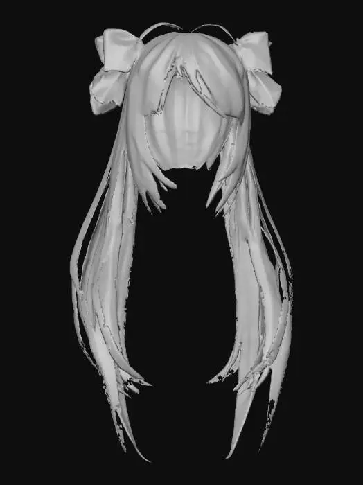 3D model for Fiery Elegance