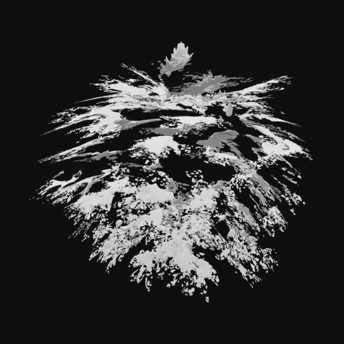 3D model for ultra realistic juvenile cannabis plant 