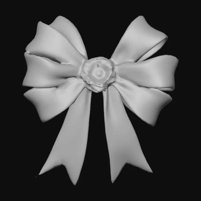 3D model for Anime hair ribbon/ bow