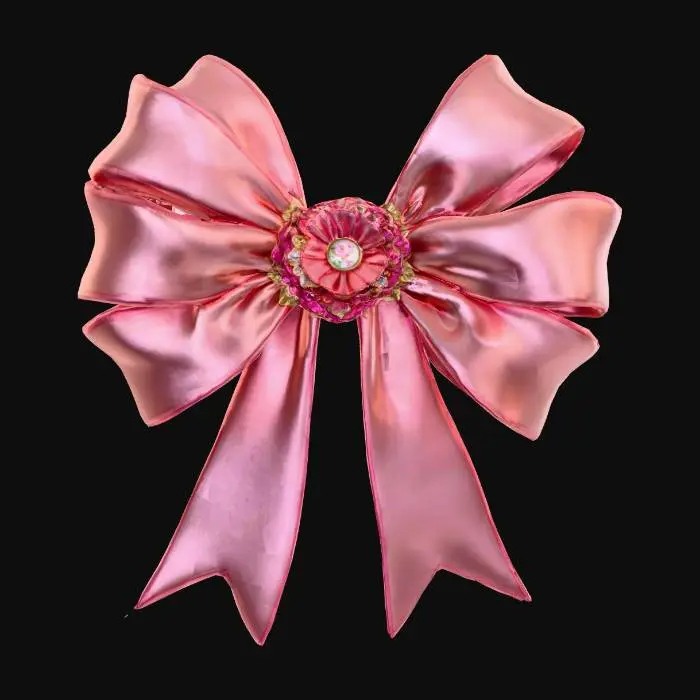 3D model for Anime hair ribbon/ bow