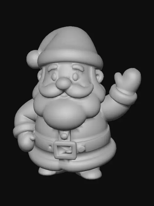3D model for papa noel