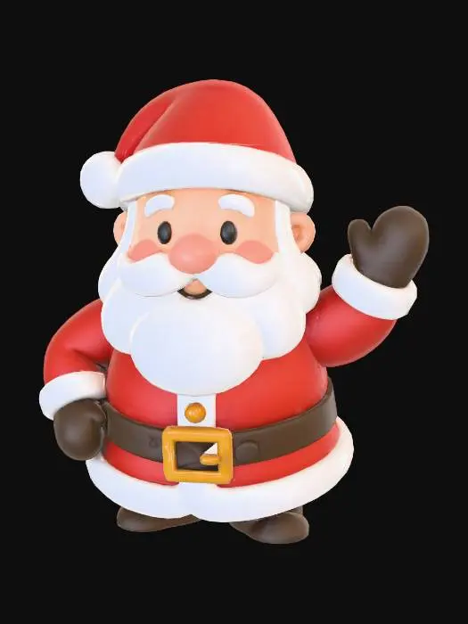 3D model for papa noel