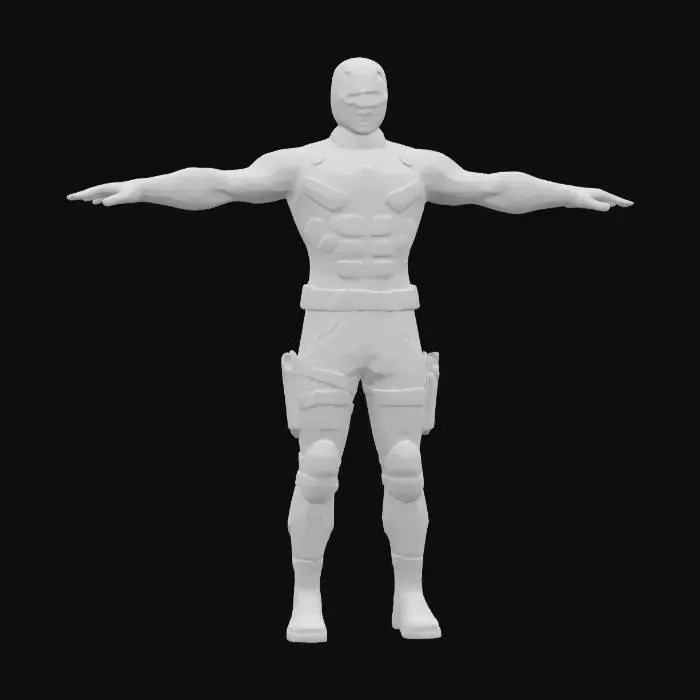 3D model for Heroic Stance