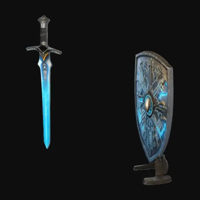 3D model for Ethereal Blade and Aegis, #ChronoForgeWeapon#