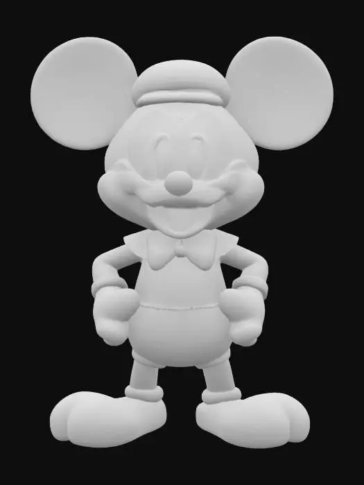 3D model for Mickey and Donald duck character fusion