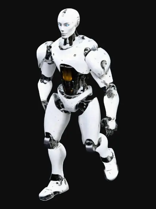 3D model for make a human type robot but its just robot just human like