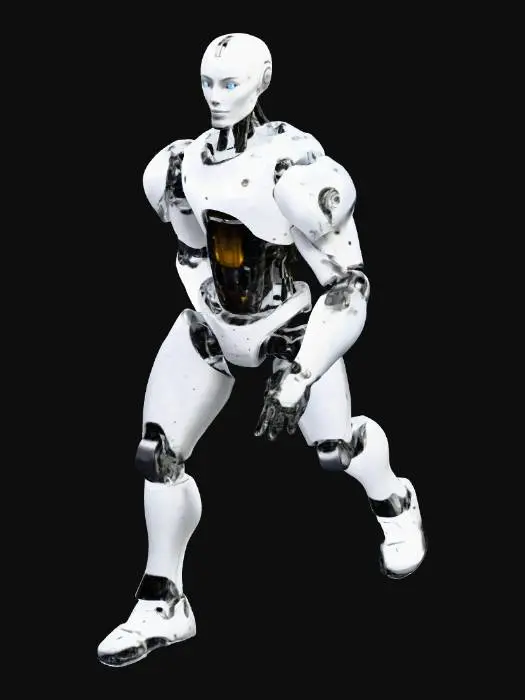 3D model for make a human type robot but its just robot just human like