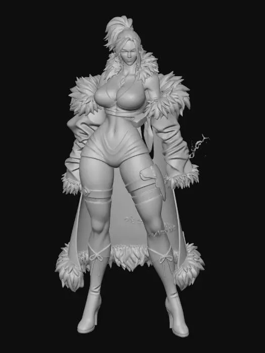 3D model for Fierce Warrior