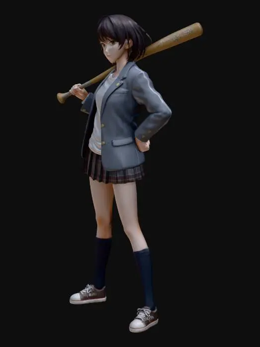 3D model for Tsukeban