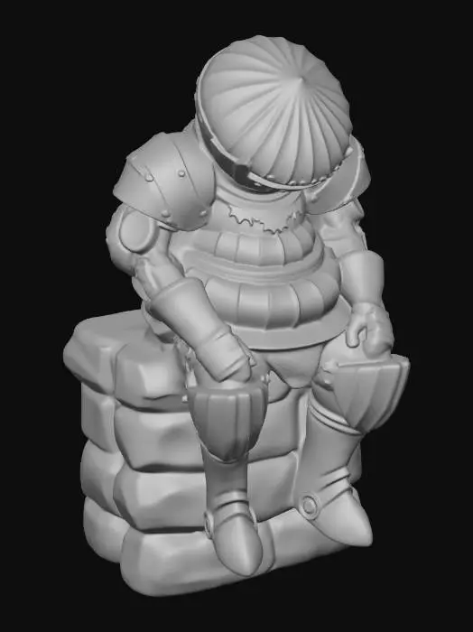 3D model for Onion Knight