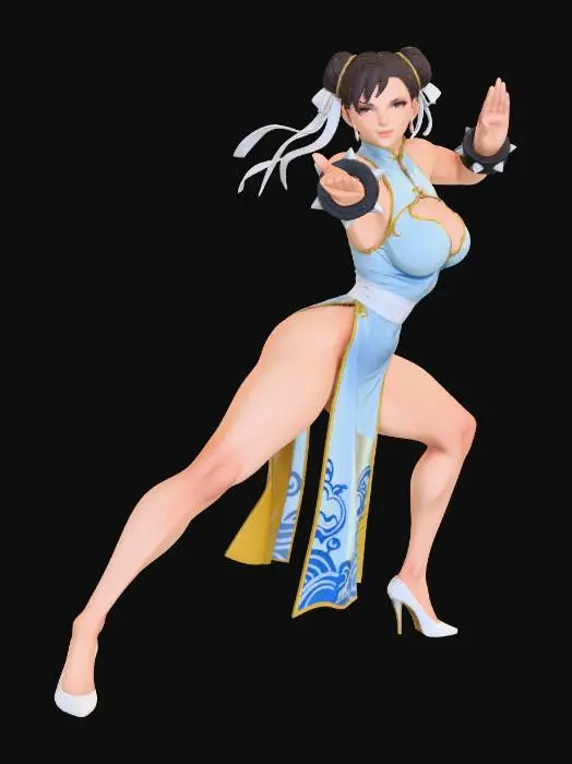 3D model for Chun Li