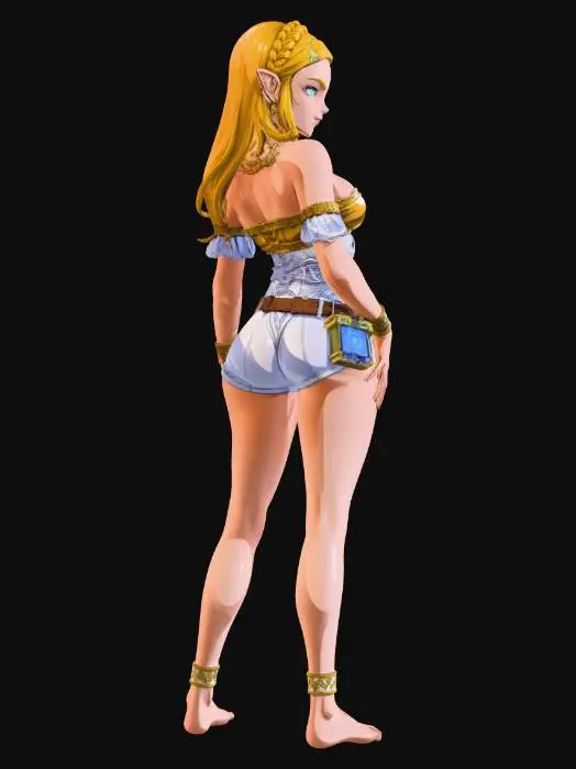3D model for Zelda
