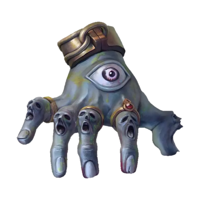 Horror Hand - File-3D-modell, genererad av AI