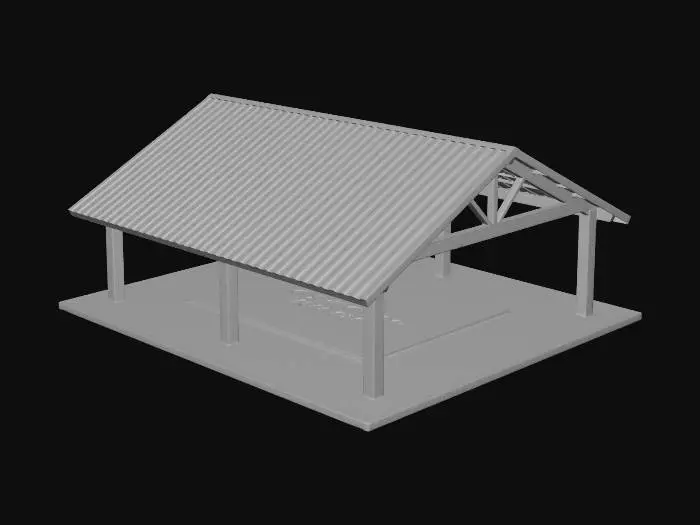3D model for Shelter in the Desert