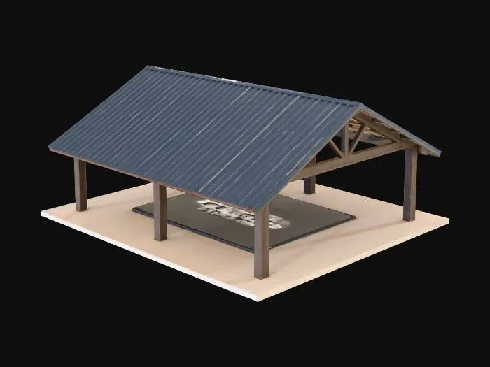 3D model for Shelter in the Desert