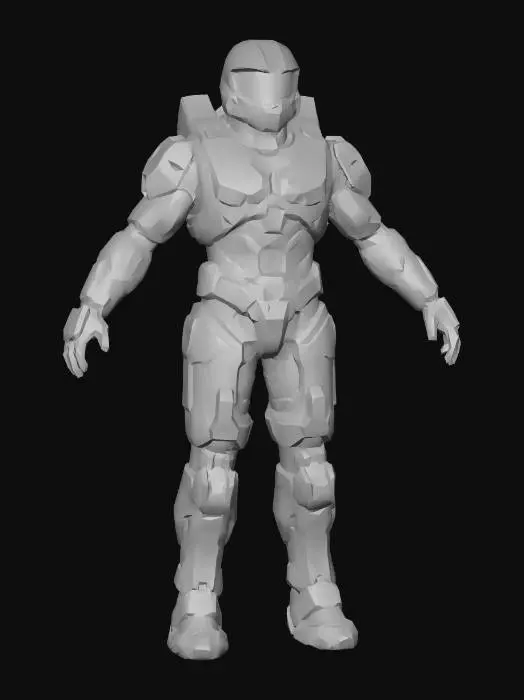 3D model for Space Warrior