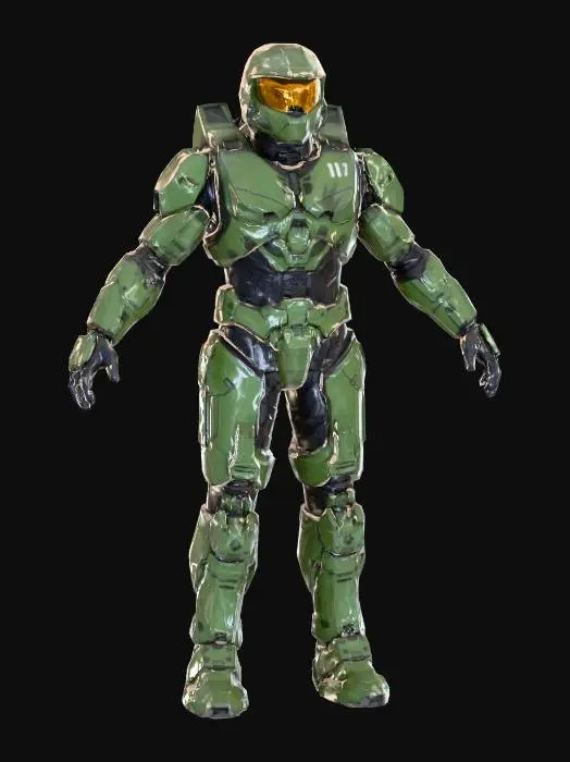 3D model for Space Warrior