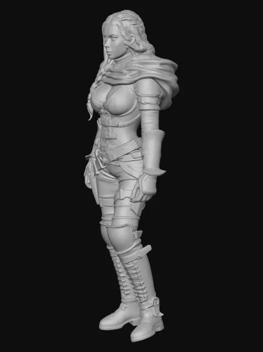3D model for huntress