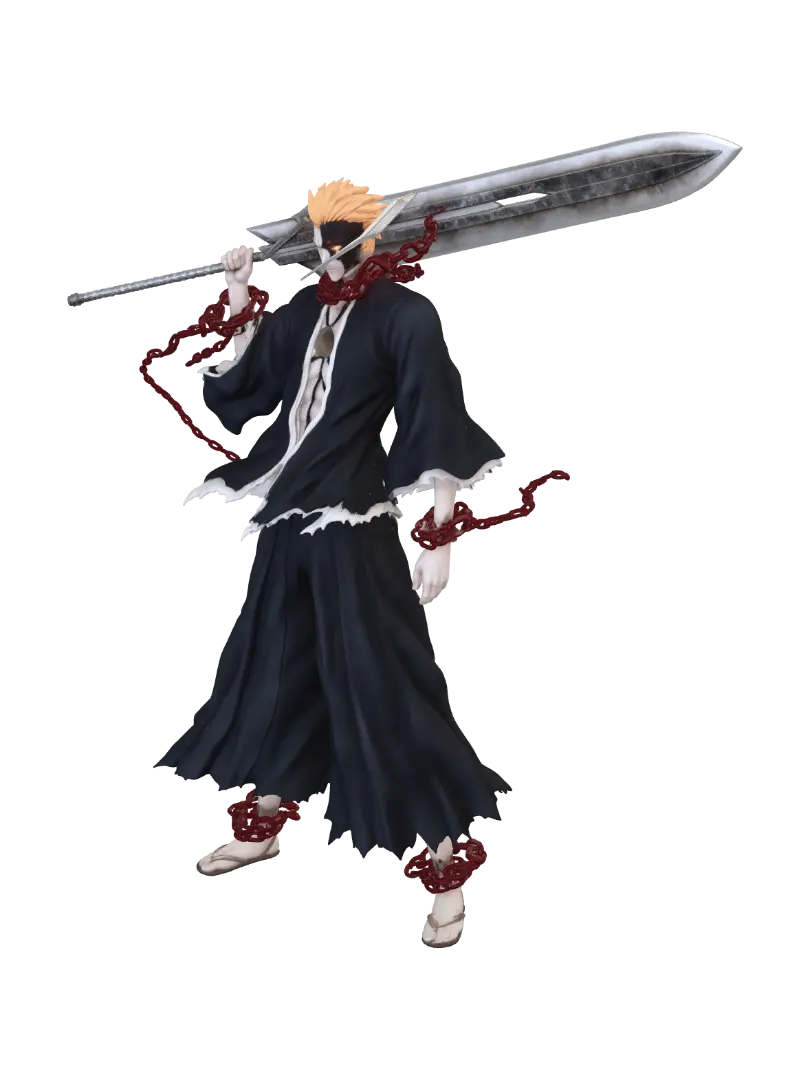 Modelo 3D de Ichigo newest bankai!! - Anime, gerado por IA