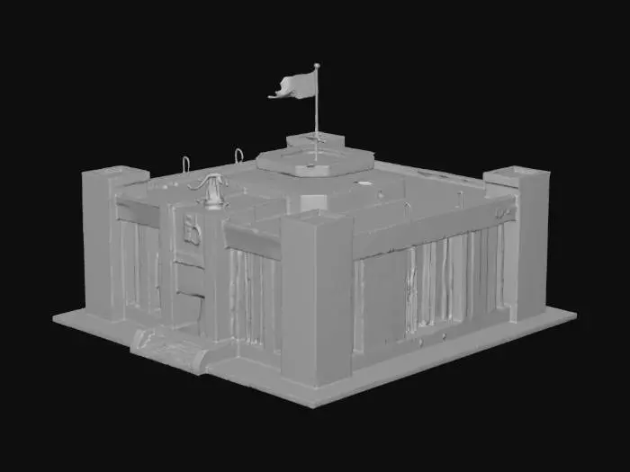 3D model for generate a military HQ building