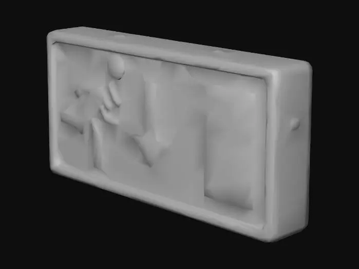 3D model for Exit Sign