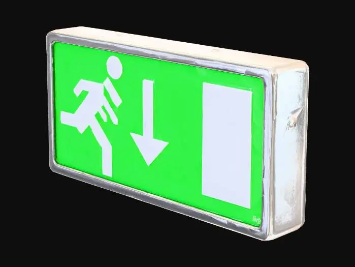 3D model for Exit Sign
