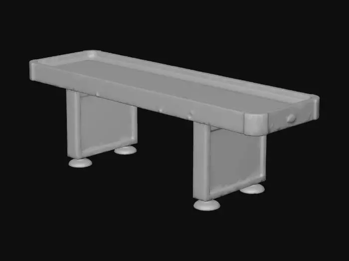 3D model for Shuffleboard Table