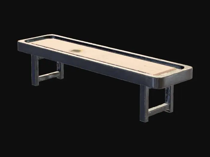 3D model for Shuffleboard Table with Beer Design