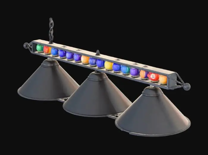 3D model for Billiard Light Fixture
