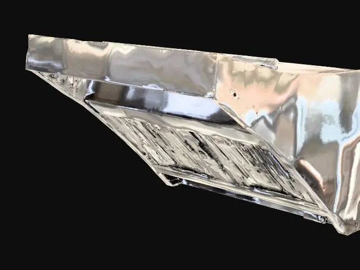 3D model for Stainless Steel Kitchen Hood