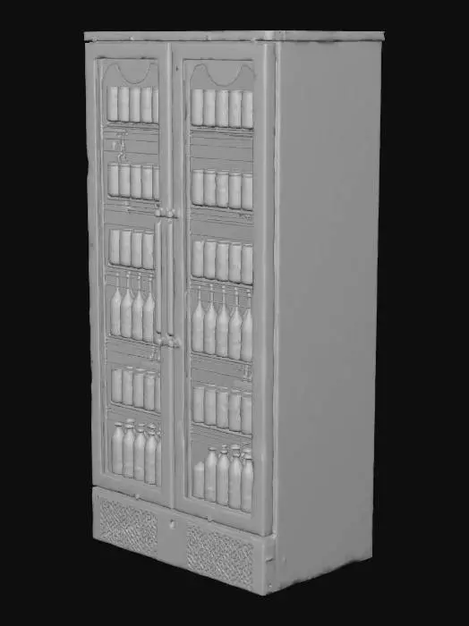 3D model for Beverage Display Cooler