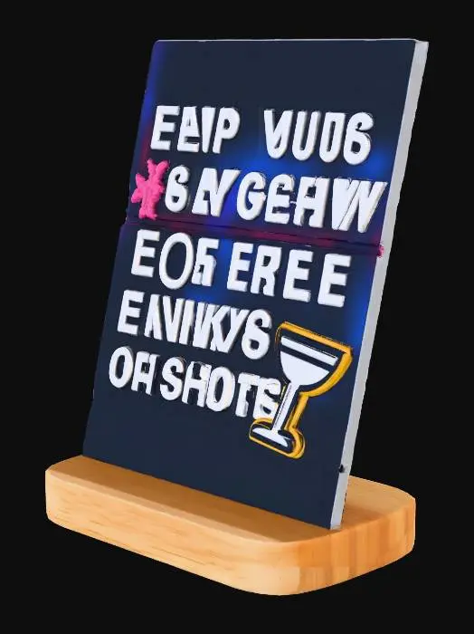 3D model for Baycrew Promotion Sign