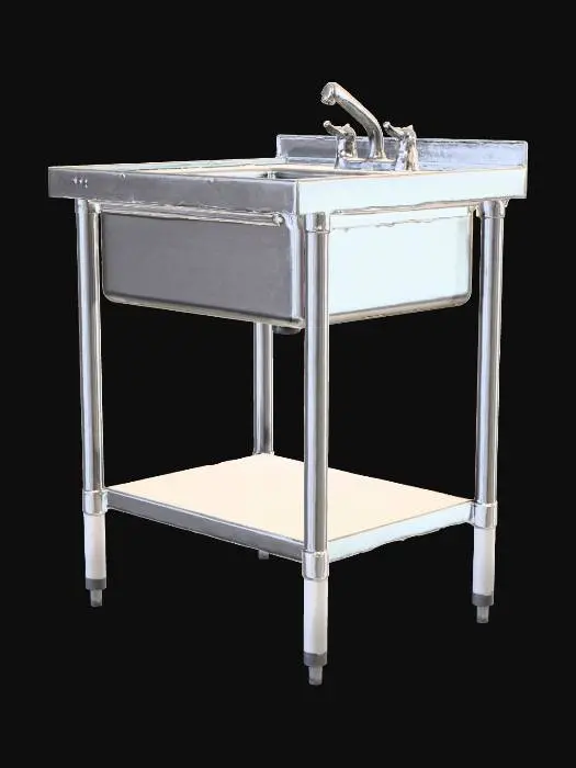 3D model for Stainless Steel Utility Sink