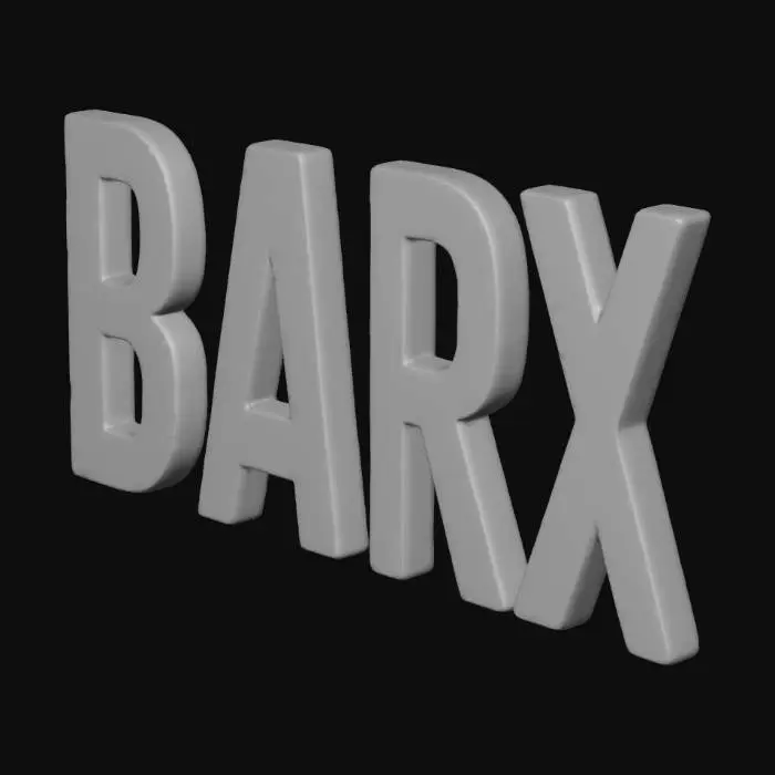 3D model for BARX Neon Sign