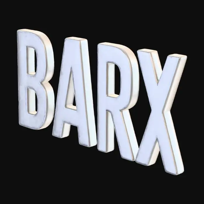 3D model for BARX Neon Sign