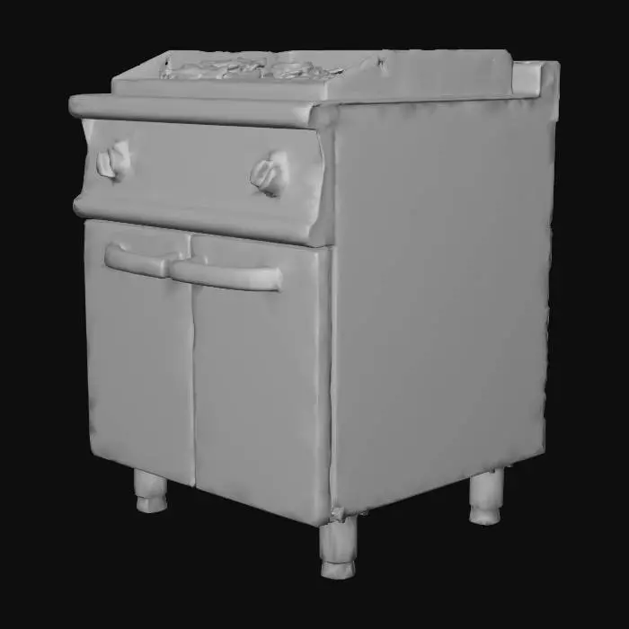 3D model for Stainless Steel Griddle Oven