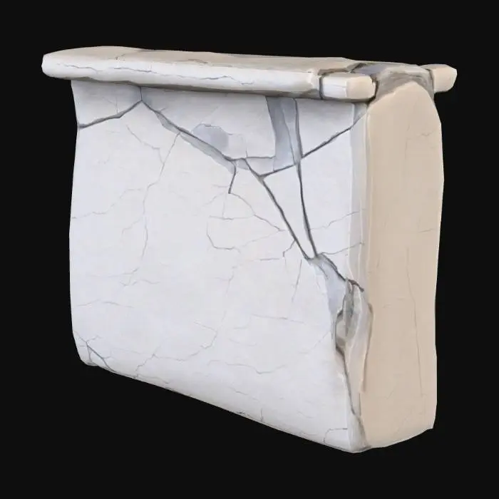 3D model for Fractured Stone Tablet
