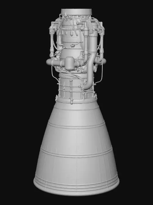 3D model for Rocket Engine Assembly
