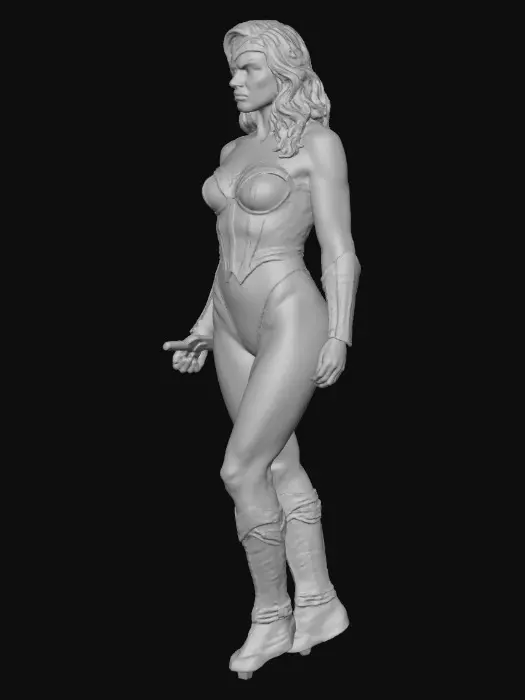 3D model for Wonder Woman in Action