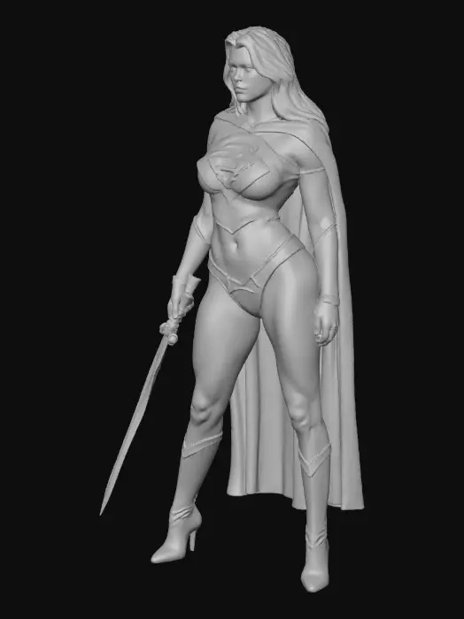 3D model for Superhero Guardian