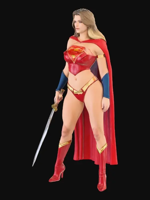 3D model for Superhero Guardian