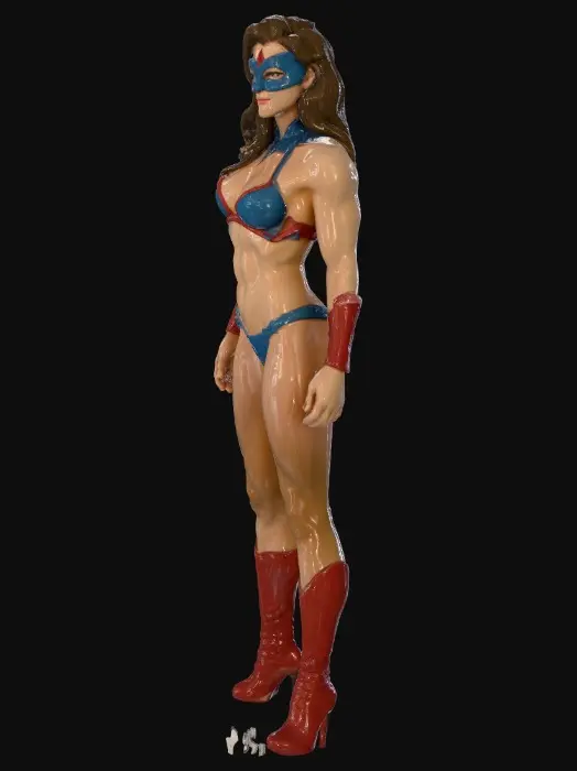3D model for Warrior Heroine