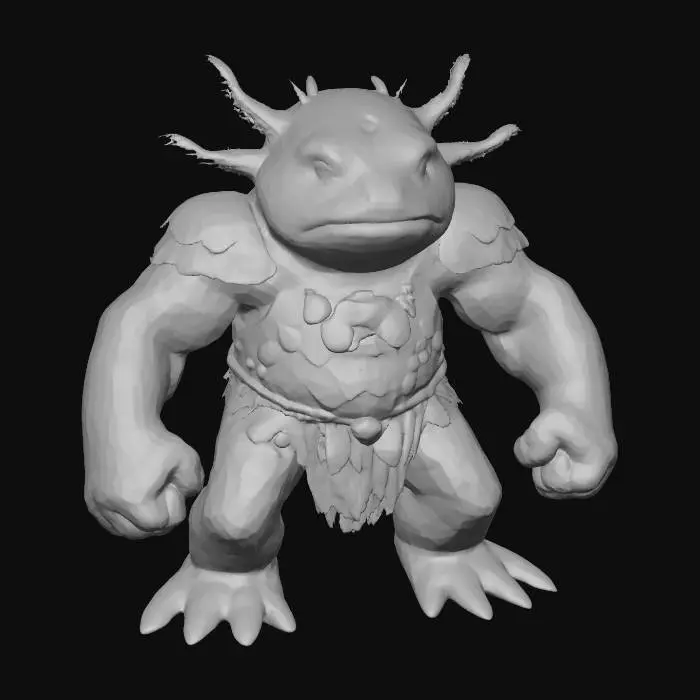 3D model for Axolotl Guardian