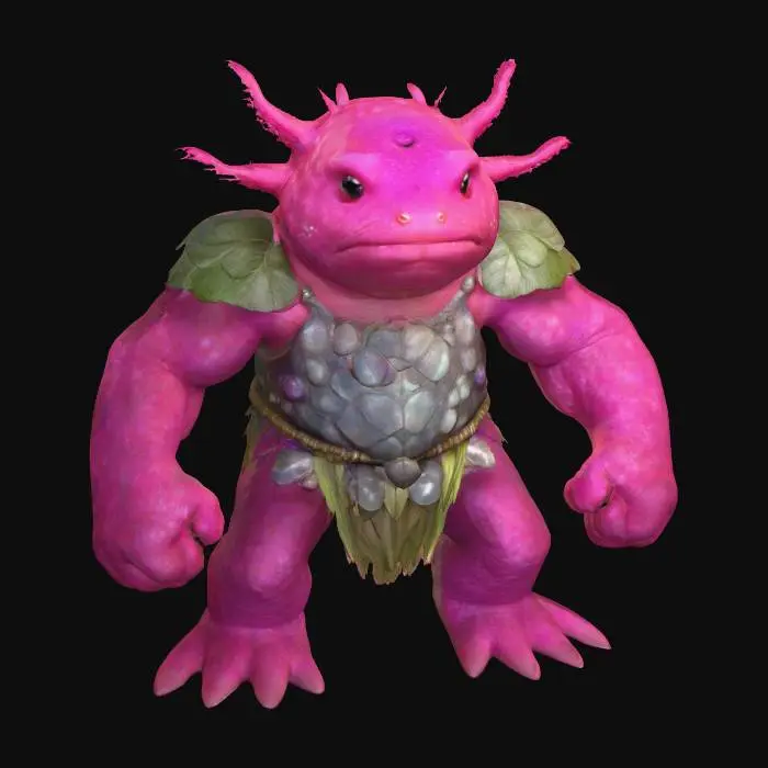 3D model for Axolotl Guardian