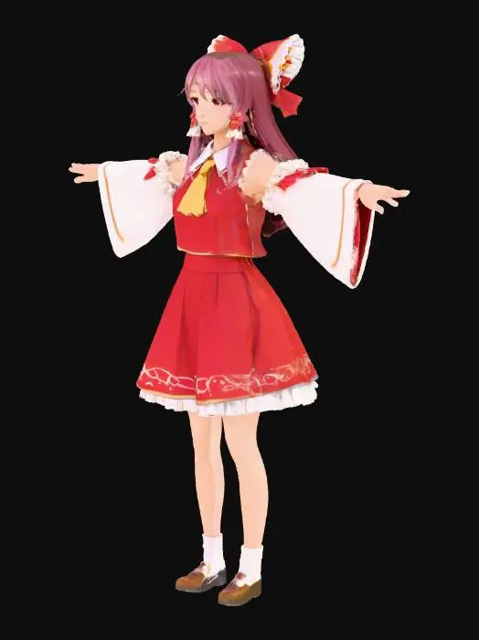 3D model for 레이무 T자