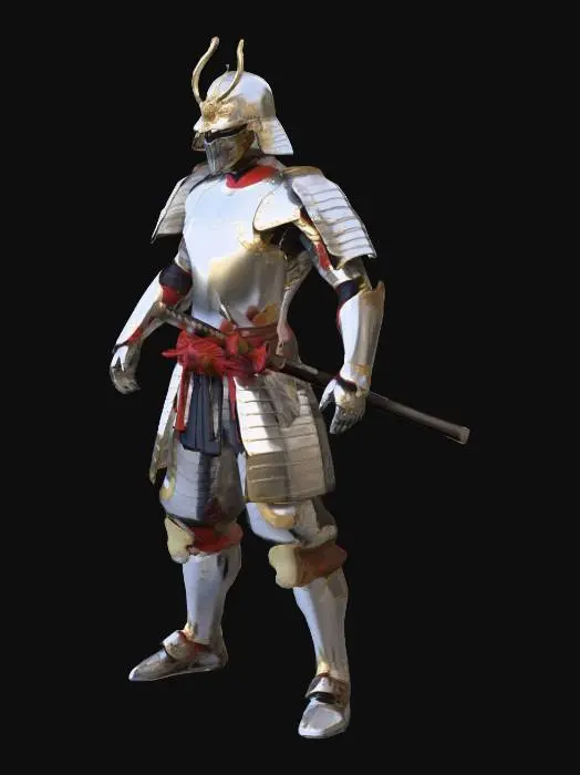 3D model for Mecha Samurai Warrior