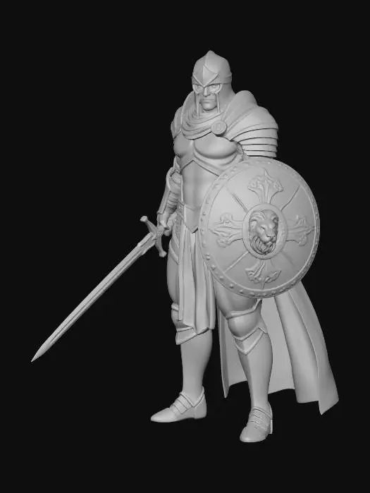 3D model for Lionheart Knight