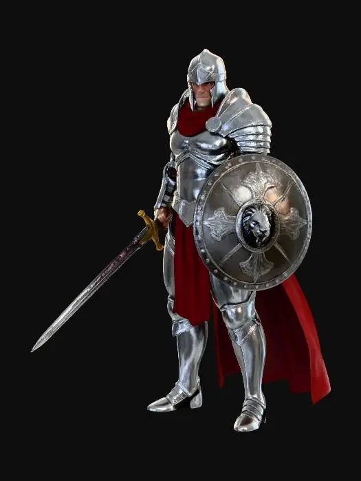 3D model for Lionheart Knight